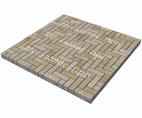 Тротуарная плитка Выбор Паркет Б.4.П.6 Искусственный камень Степняк