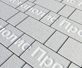 Тротуарная плитка Выбор Старый город 1Ф.6 60 мм. Белый Гранит