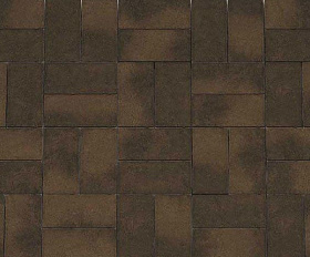 Брусчатка Каменный Век Кирпичик ColorMix 200х100х60 мм. Коричнево-черный