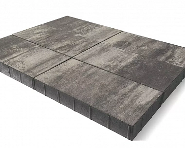 Тротуарная плита Cити Braer ColorMix 600*300*80мм Туман