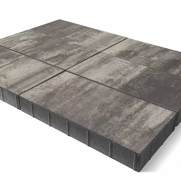 Тротуарная плита Cити Braer ColorMix 600*300*80мм Туман фото 3