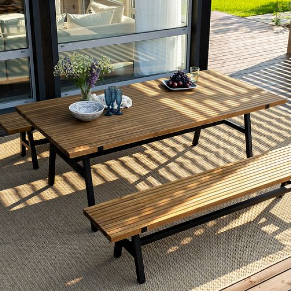 Обеденный стол из алюминия АЛЬТО 200 см Joygarden фото 2