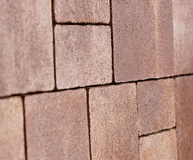 Тротуарная плитка Сиян Бавария П24-6 60 мм ColorMix Капучино