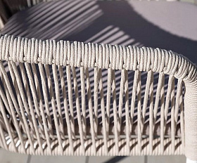 Плетеный стул Марсель 4SIS из роупа (веревки), цвет бежевый