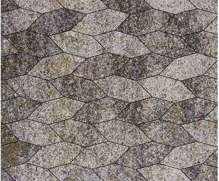Тротуарная плитка Выбор Скошенный шестиугольник Б.1.ШГ.6 60 мм Искусственный камень Габбро