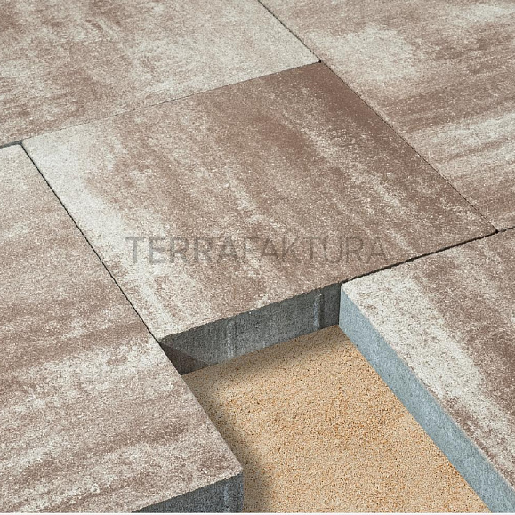 Тротуарная плитка Terrafaktura Ларго  60 мм Мокрый известняк фото 3