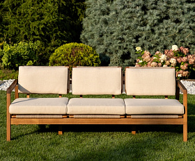 Диван из акации CALISTO 3-х местный Joygarden