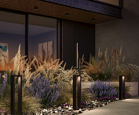 Ландшафтный светильник Goll Maytoni O462FL-L10GF3K цвет Графит