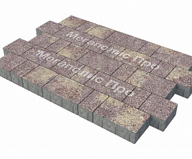 Тротуарная плитка Фабрика Готика Новый Город 80 мм Сансет FINO