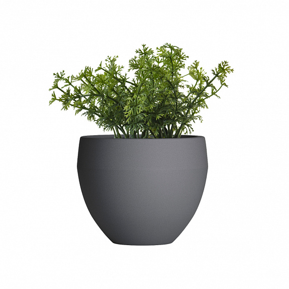 Кашпо TERRAFAKTURA Гира D40x34 Маренго фото 1