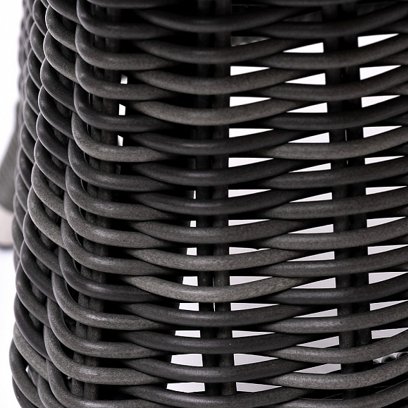 Равенна кофейный стол из искусственного ротанга, цвет графит фото 4