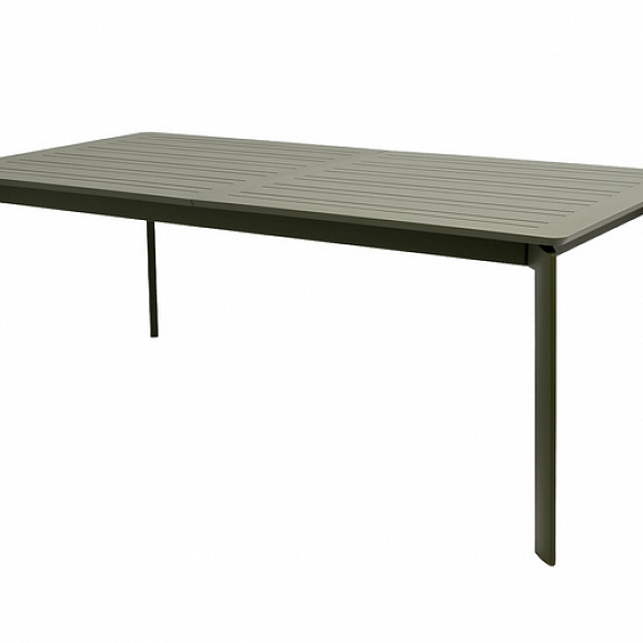 Обеденный стол из алюминия ГОНЗО раздвижной 200/300 см олива Joygarden фото 1
