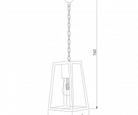 Уличный светильник Elektrostandard Germes H 35152/H черный