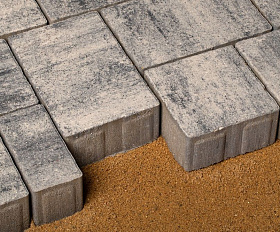 Тротуарная плитка 342 Механический завод Бавария ColorMix 60мм Арктика