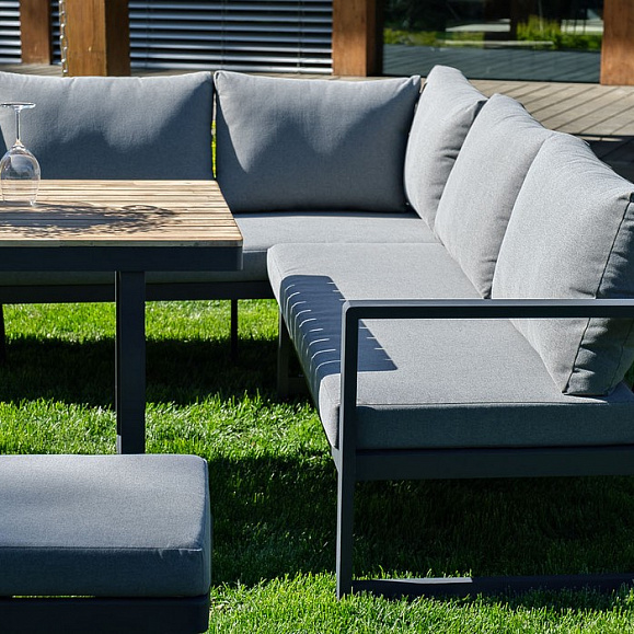 Набор для лаунж зоны из алюминия TOPA с обеденным столом Joygarden фото 10