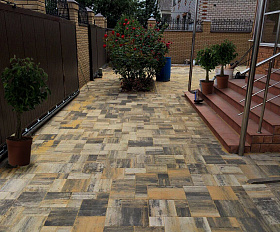 Тротуарная плитка Вилла Arbet 60 мм ColorMix Агат