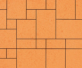Тротуарная плитка 342 Механический завод Вилла 80 мм Оранжевый