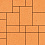 Тротуарная плитка 342 Механический завод Вилла 80 мм Оранжевый