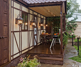 Террасная доска Экодэк Брайт Вельвет Кантри, цвет Каштан