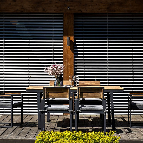 Обеденная группа из алюминия TOPA L Joygarden фото 10