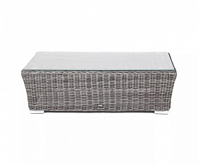 Журнальный столик Капучино 4SIS из искусственного ротанга, цвет графит