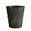 Кашпо Concretika Кратер D60 H50 Брезент грей