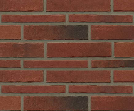Клинкерная фасадная плитка Stroeher 300 Mix, 353-Eisenrost, арт. 3362, 300x35x14 мм