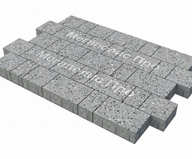 Тротуарная плитка Фабрика Готика Новый Город 80 мм Галенит FINO