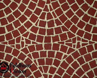 Тротуарная клинкерная мозаика Feldhaus Klinker Klinker M402DF 240*118*52мм