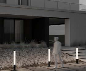 Ландшафтный светильник Ster Maytoni O467FL-L50B3K цвет Черный