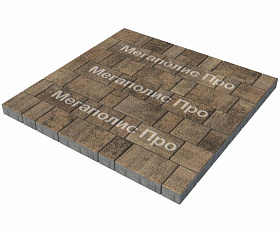 Тротуарная плитка Выбор Старый город Листопад 1Ф.8 Гранит 80 мм. Шелковица