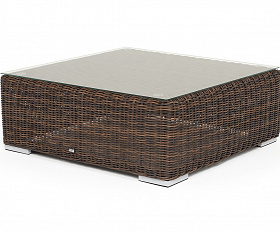 Капри журнальный столик плетеный, цвет коричневый