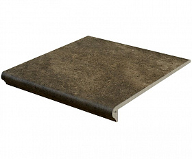 Клинкерная ступень флорентийская Interbau Abell 272 Орехово-коричневый, 310*320*9,5 мм R10