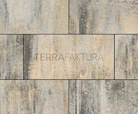 Тротуарная плитка Terrafaktura Урбан 600x300x80 мм Теплый сланец