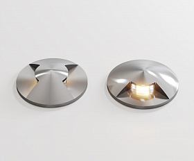 Встраиваемый светильник Flash Maytoni O044DL-L1S3K цвет Серебро