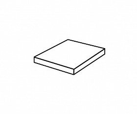 Клинкерная угловая ступень прямоугольная Stroeher Keraplatte Asar 645 giru, 340x340x35x11 мм