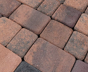 Тротуарная плитка Нобетек Новая Классика 1НКЛ5Ф Колормикс №15 Терракот