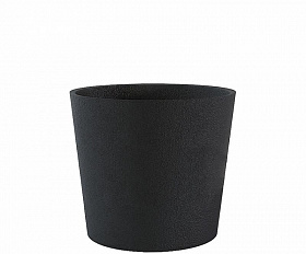 Кашпо Concretika Crater D30 H24 Nero