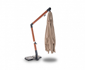 Ливорно зонт садовый 3х3м на боковой опоре из алюминия