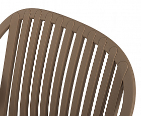 Мохито стул пластиковый, цвет бежево-коричневый