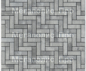 Тротуарная плитка Выбор Паркет Б.4.П.6 Искусственный камень Шунгит