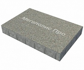 Тротуарная плита Фабрика Готика 600х400х60 мм Сильвер 10