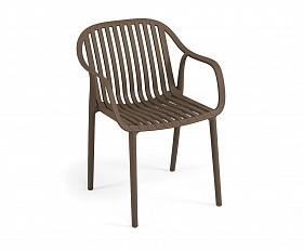 Мохито стул пластиковый, цвет бежево-коричневый