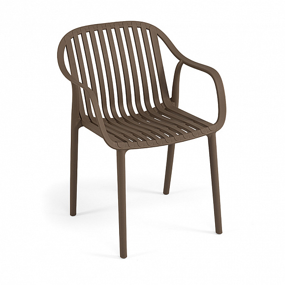 Мохито стул пластиковый, цвет бежево-коричневый фото 2