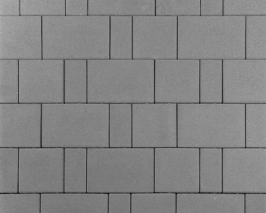 Тротуарная плитка 342 Механический завод Новый Город 60 мм Серый