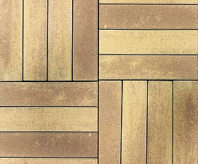 Тротуарная плитка Braer Ригель 320x80x60 мм Colormix Саванна