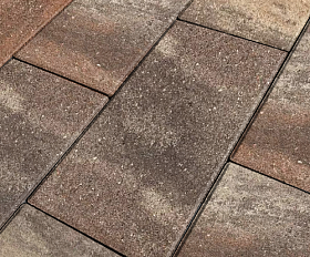 Тротуарная плитка Нобетек Прямоугольник 4П6Ф 400x200x60 Колормикс №28 Мокко