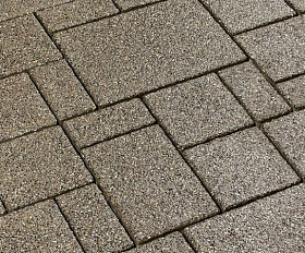 Тротуарная плитка 342 Механический завод Бавария 60мм коллекция Гранит цвет Морис