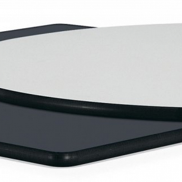 Каффе интерьерный стол из HPL круглый Ø70см, цвет молочный фото 4