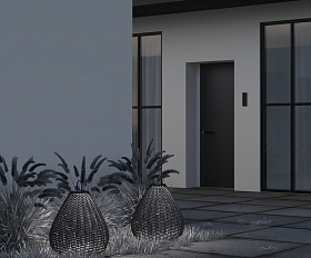 Ландшафтный светильник Plet Maytoni OSL599FL-L5B3K1 цвет Черный